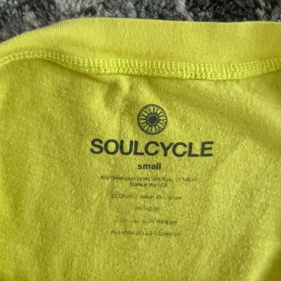 SoulCycle Yellow Puzzle Tank (perfect condition) - Picture 4 of 4